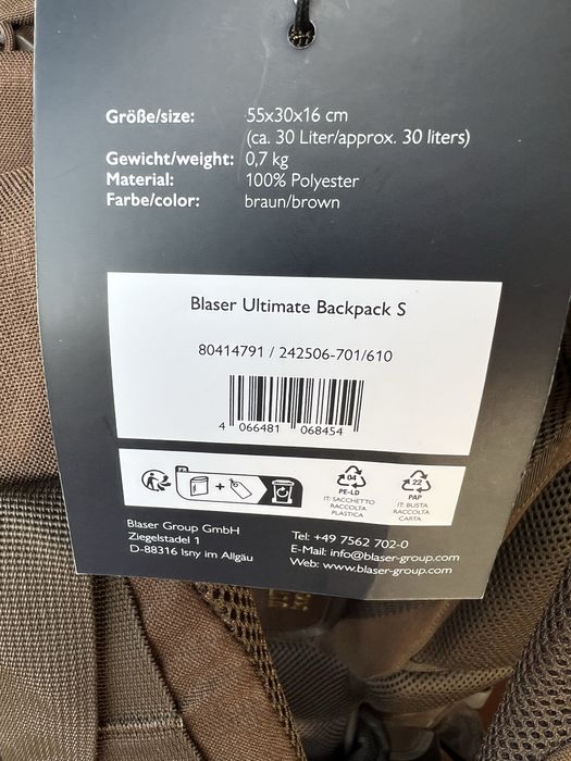Rucsac Blaser Ultimate S - 80414791 - 30 litri