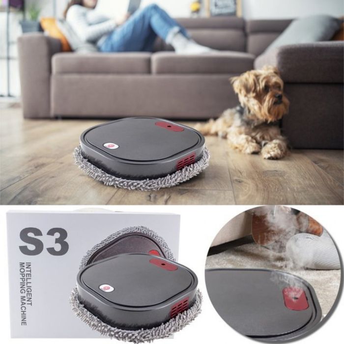 ПРОМО!!! Робот моп SmartMop Pro, 8 режима на почистване, 260x260x60mm