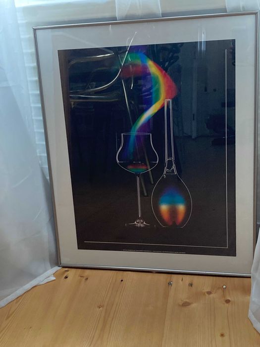 Print rar F1 „Rainbow Glass” – Rainer W. Schlegelmilch, ediție STERN 1992, înrămat original