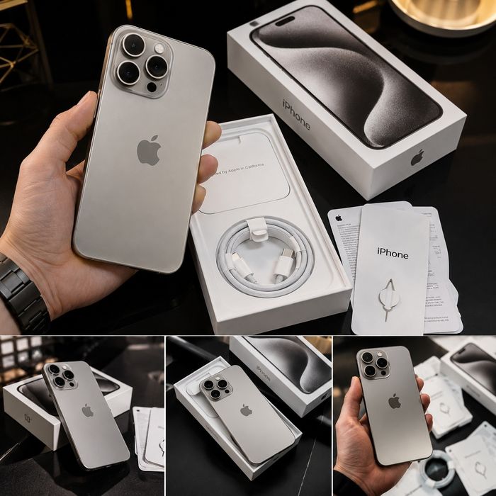 Apple iPhone 15pro max titanium 256gb
