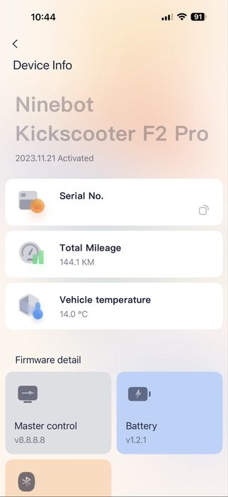Trotineta Segway Ninebot F2 PRO - stare noua