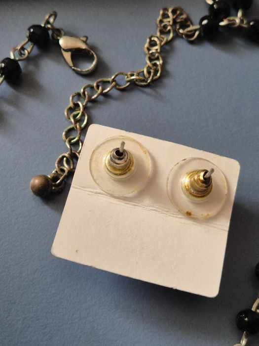 Raritate! Set de bijuterii artizanale realizate din sticlă de Murano