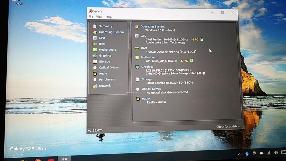 Laptop tableta acer 2 in 1