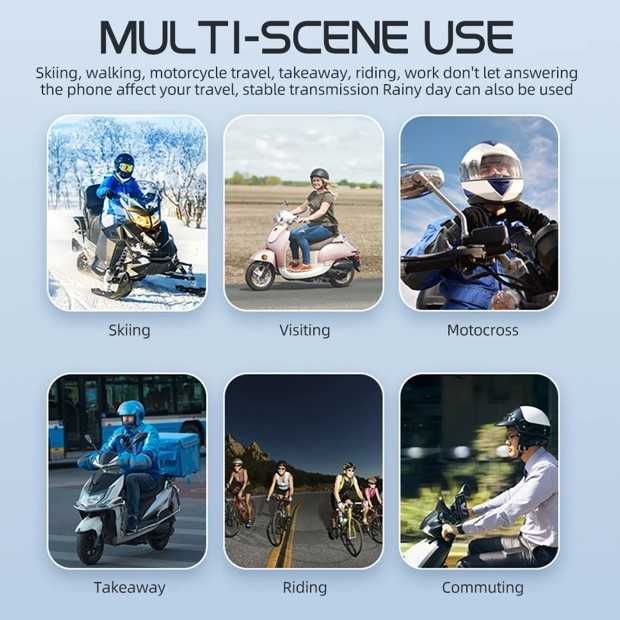 Intercom Bluetooth Handsfree Moto/Scuter/ATV