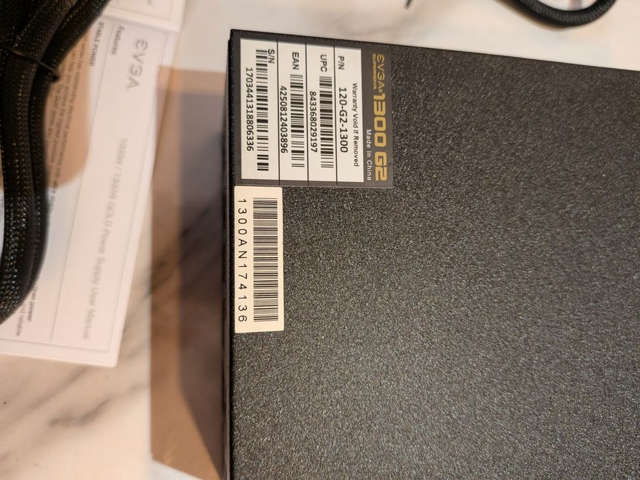 Sursă EVGA SuperNOVA 1300 G2, 1300W, 80+ Gold, Full Modular