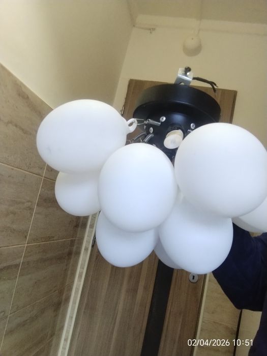 Lustră modernă QAZQA Atomic - 3 becuri G9 incluse