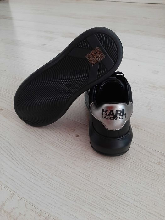 Кожени маратонки  Karl Lagerfeld  KAPRI