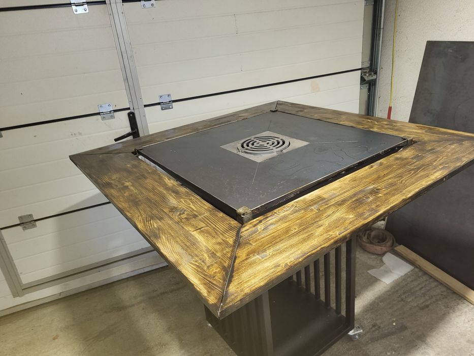 Gratar cu plita  GRILL