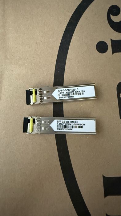 Modul fibra optica Hikvision SFP-GE-BD-1550-LC 1.25G TX15RX13 20KM DDM