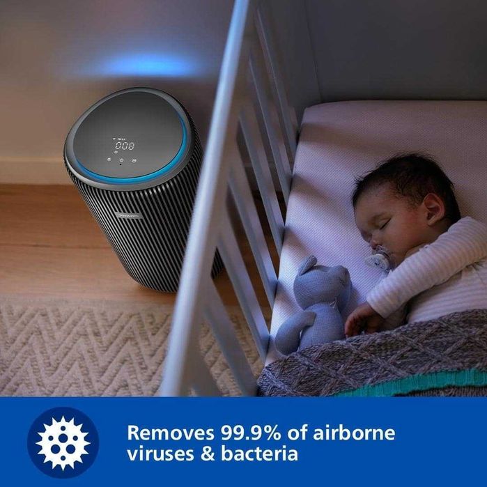 Пречиствател за въздух Philips Series 4200 AC4221 HEPA NanoProtect + Double Active Carbon Ultra-Quiet