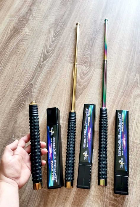 Baston telescopic Police 65cm + husa și cutie / Baston Telescopic Profesional