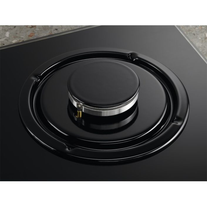 SIGILATĂ!! Plita 4 arzătoare pe gaz Electrolux KGG64362K, WOK, sticla