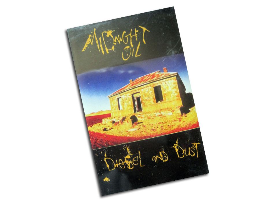 Casetă audio cu Midnight Oil "Diesel and Dust" (originală)
