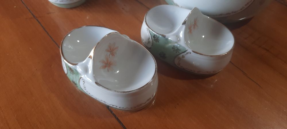 set servire vintage suflat cu aur Apulum