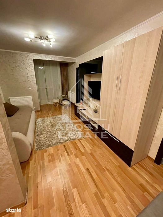 Apartament cu 1 camera, bucatarie inchisa, mobilat, Giroc