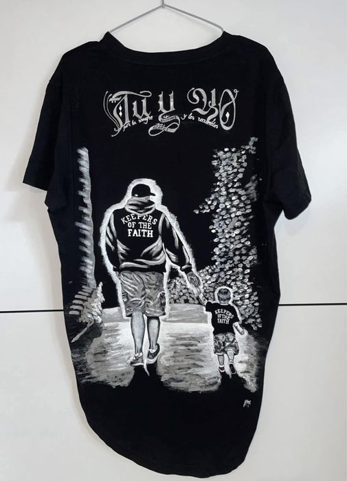 Haine pictate manual cu stil