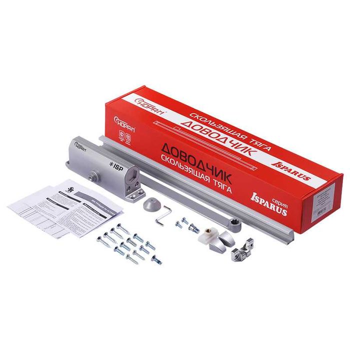 Доводчик со скользящей тягой 430 Slider ISPARUS от 40 до 100 кг