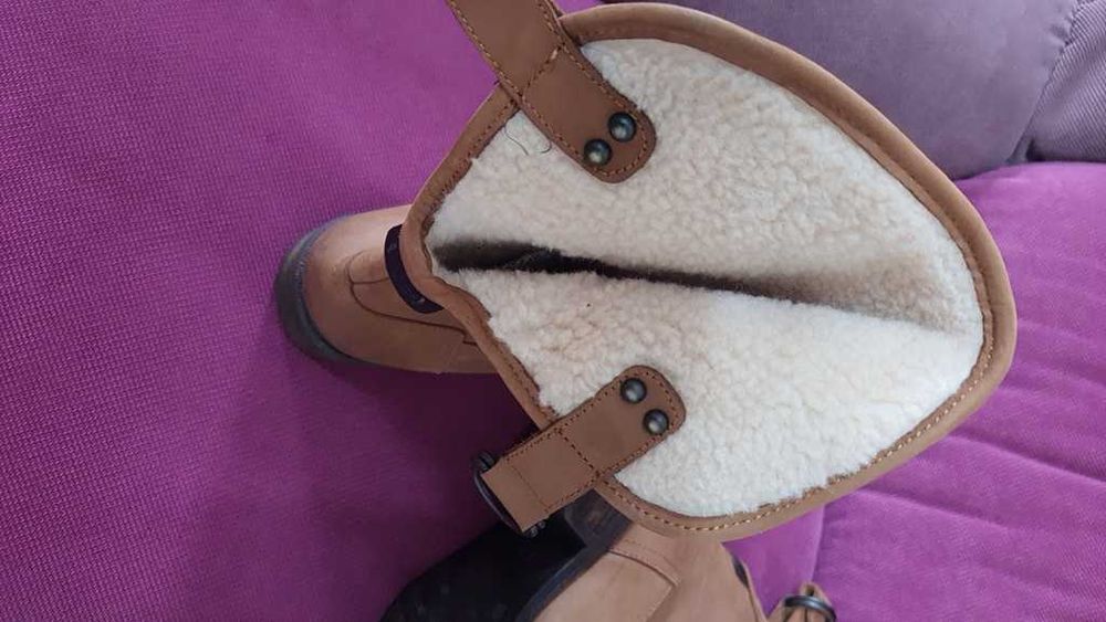Ghete piele, imblanite, UGG Aldon marimea 36