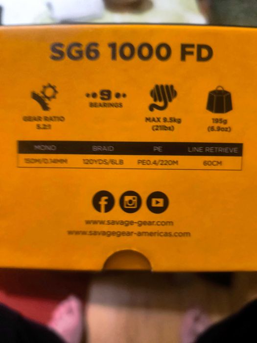 Спининг макара savage gear