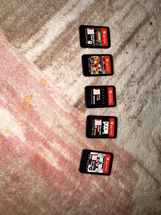 Nintendo switch si cu jocuri si controller pro