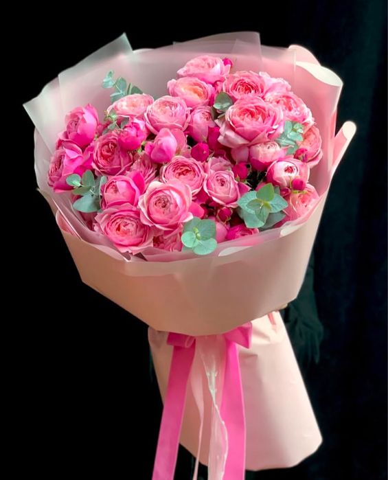 Пионы, Розы, Кустовые, Гортензии