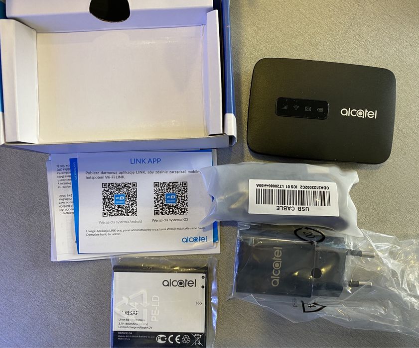 Бисквитка преносим рутер/мобилна  4G за интернет Wi-fi Alcatel