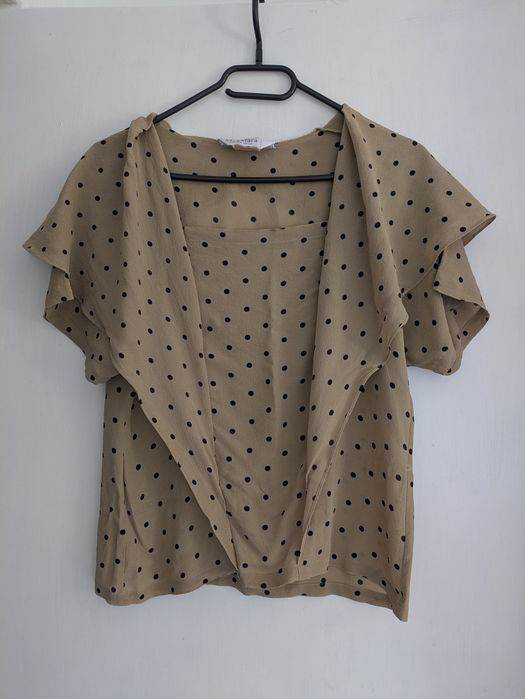 Копринена блуза на точки Max Mara