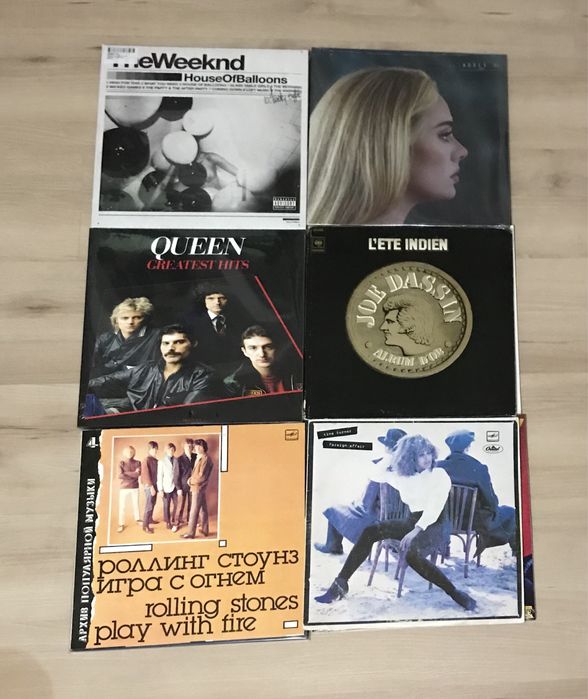 Винилы , пластинки в ассортименте