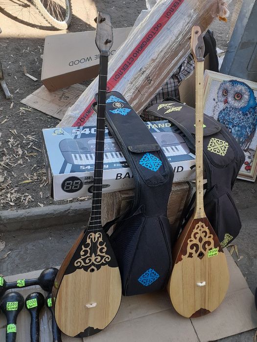 Национальный инструмент домбра и чехол