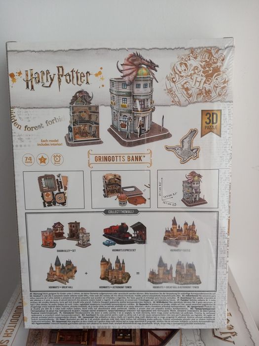 Puzzle 3D Harry Potter Banca Gringotts.