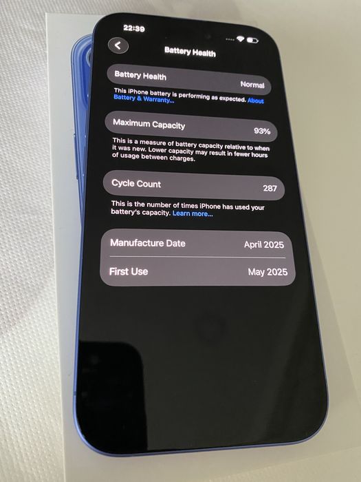 iPhone 16, garantie 05.2027