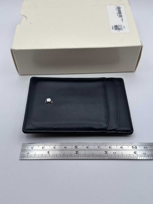 Оригинален Montblanc картодържач с клип за банкноти портфейл за карти