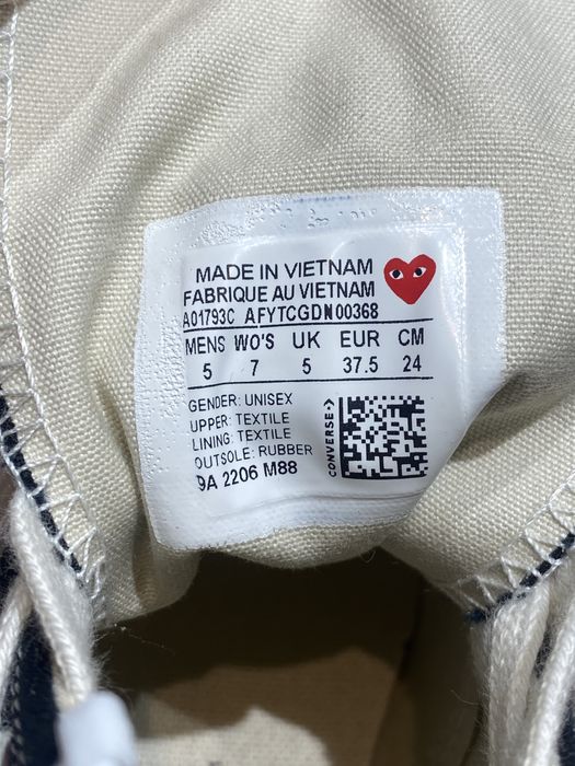 Converse Comme des Garçons Black Red