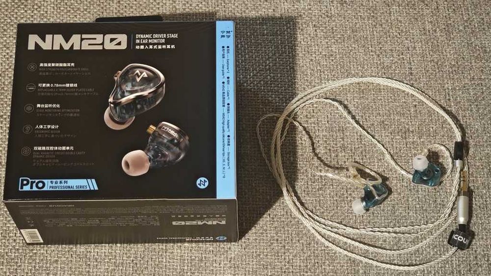 NF ACOUS NM20 Casti HiFi IEMs Noi, Dynamic Driver, Garantie