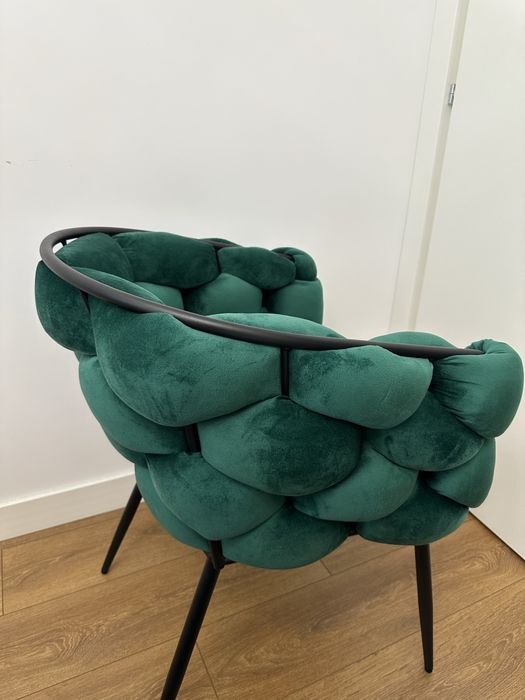 Scaun dining tapiterie catifea