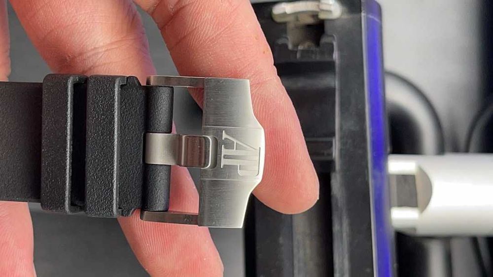 audemars piguet offshore 44mm сребристо/черно