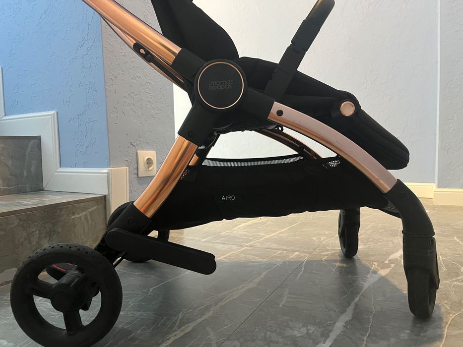 Лятна количка Mamas & Papas - Airo, Black&Gold