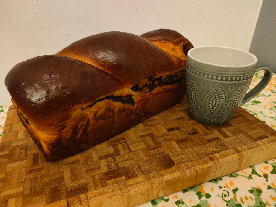 Cozonac artizanal cu multa nuca si/ sau Nutella