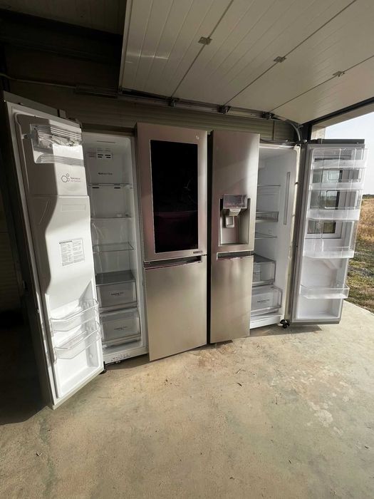 Frigidere premium LG Side by Side cu InstaView model deosebit