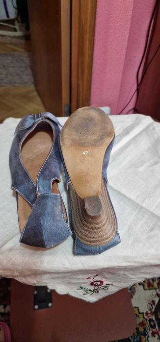 Sandale damă culoare albastră