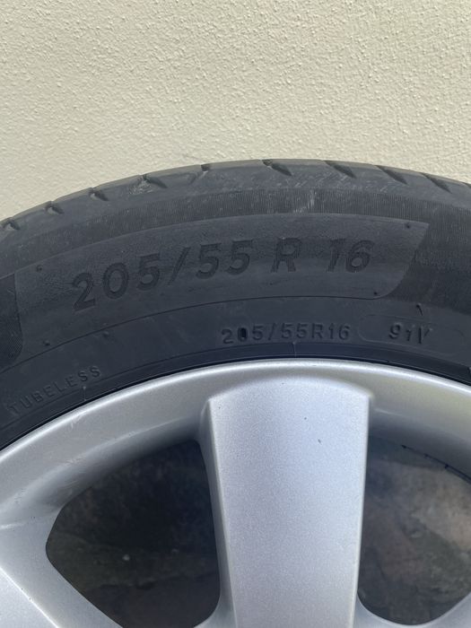 Jante cu anvelope vara VW Golf 4