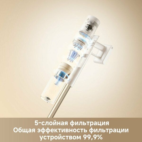 Dreame R10S Essential — беспроводной пылесос 100AW, до 40 мин работы,