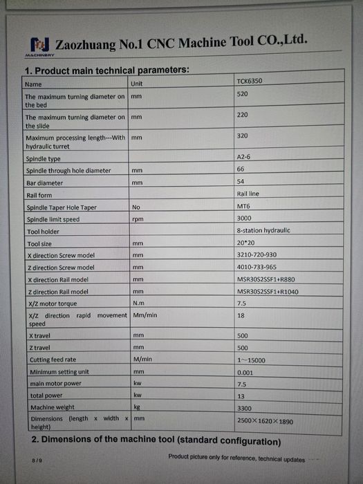 Токарный фрезерный станок с ЧПУ
