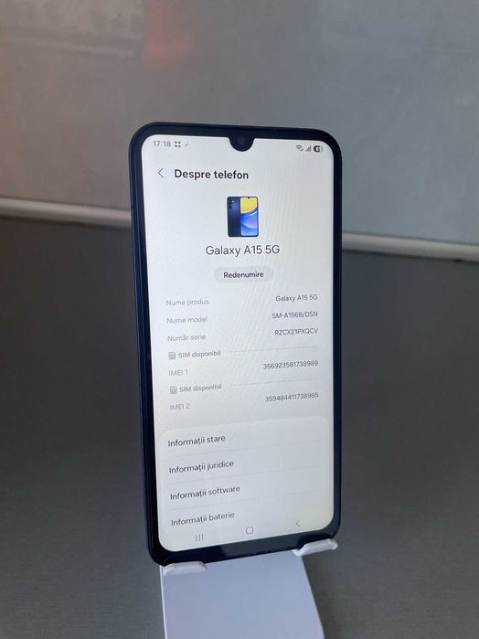 Samsung A15 5G /128Gb -4Gb RAM -android 16