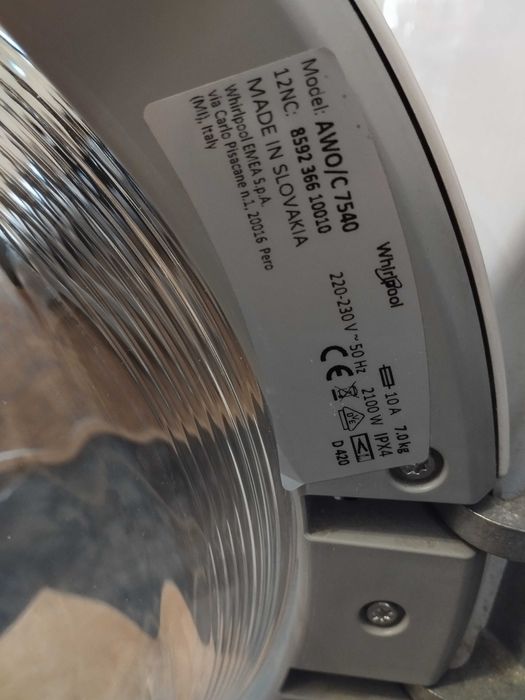 Пералня Whirlpool за части