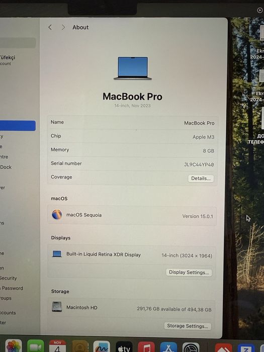 MacBook Pro 14 M3 512SSD като нов!