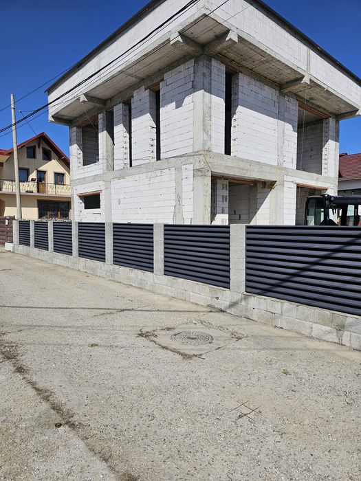 Construim garduri stil jaluzele șipcă metalică tablă cutata