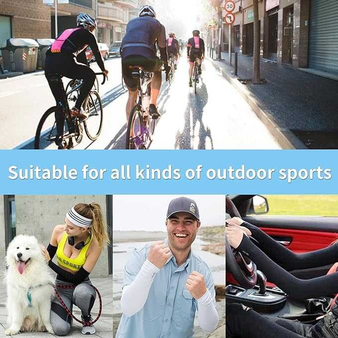 8 Чифта Спортни Ръкави за ръце, протектори, срещу UV лъчи за спорт