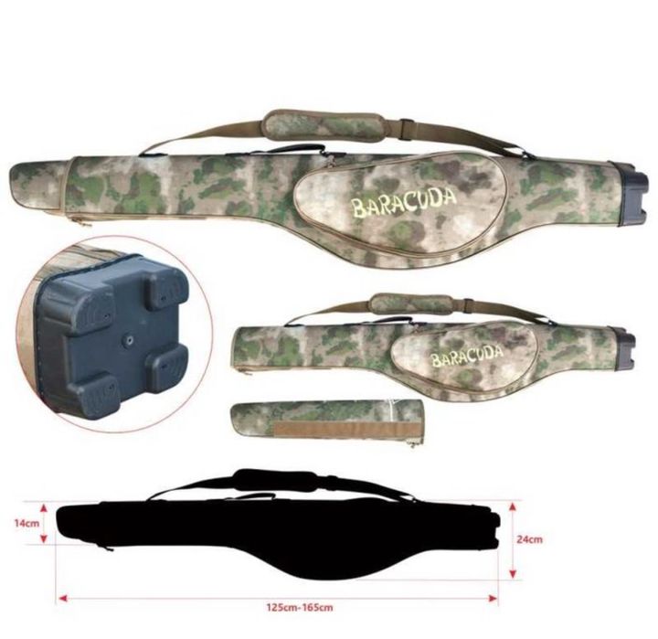 Husa Rigida Baracuda 2 comp RT reglabil de la 125 cm pana la 165 cm