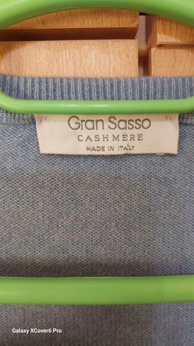 Мъжки пуловер Gran Sasso. 100% кашмир.Размер 2XL/ 3XL